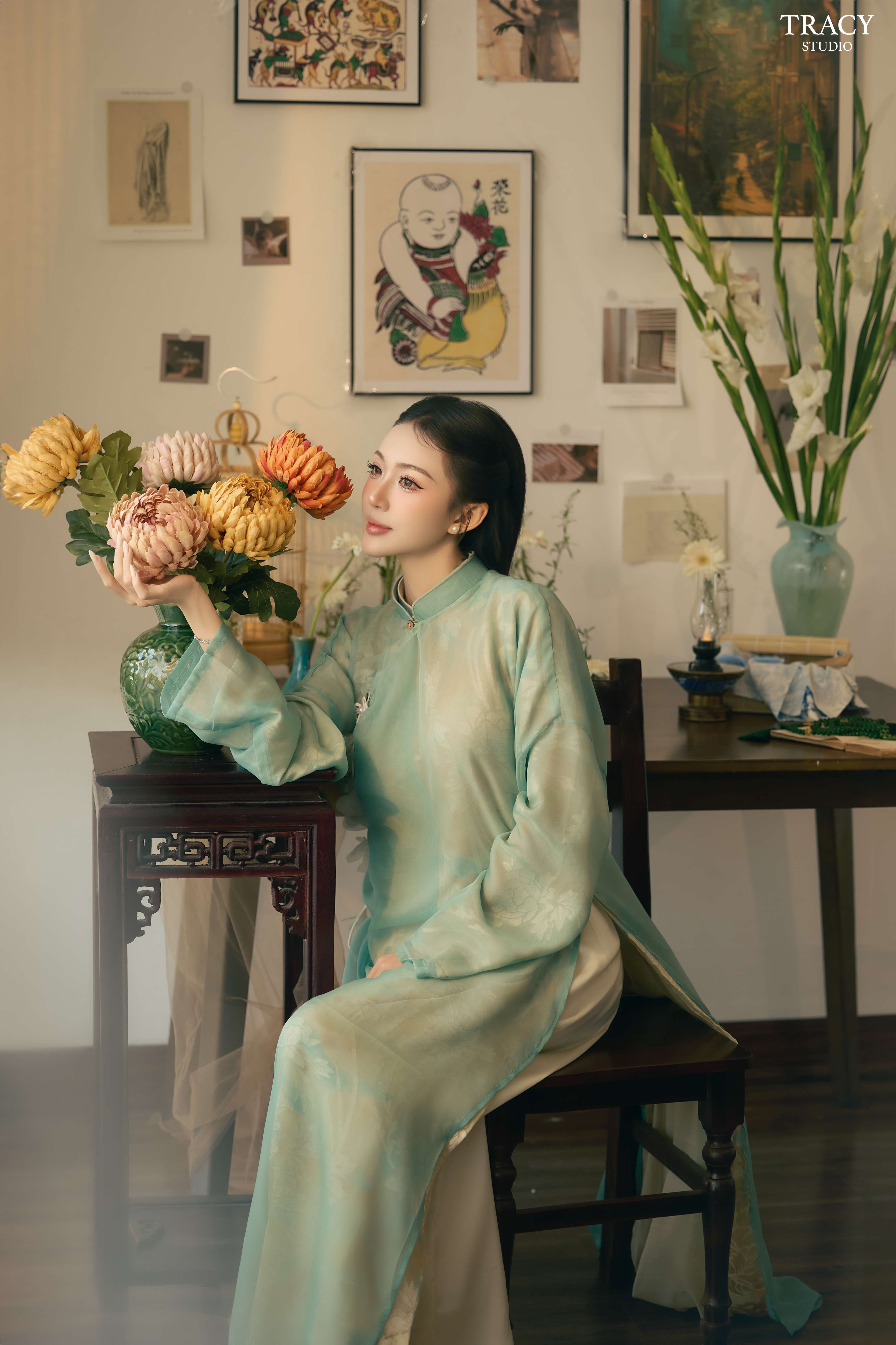 tracy studio chụp concept tết du dương